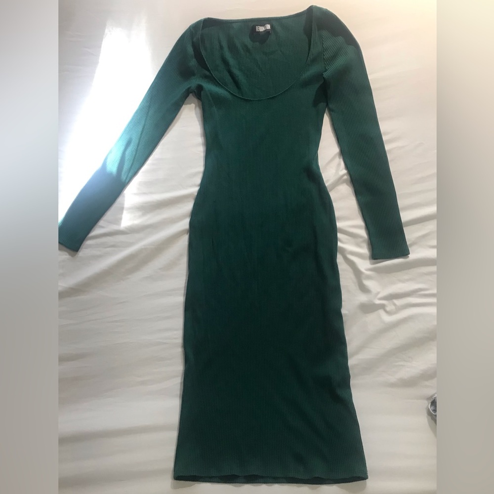 Reformation Knit ripped dress